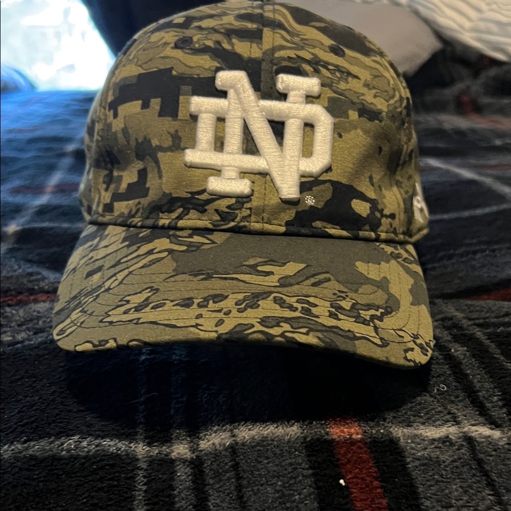Under Armour Camouflage Hat with White Logo